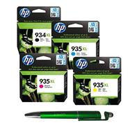HP 934XL/935XL Lot de 4 Cartouches d'encre d'origine Noir/Jaune/Cyan/Magenta