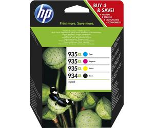 HP 934XL+935XL Multipack Noir(e) / Cyan / Magenta / Jaune Original X4E14AE MCVP