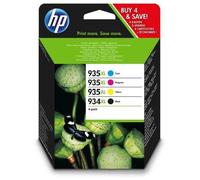 HP 934XL / 935XL - Pack de 4 cartouches haute capacité authentiques - Noir, cyan, magenta, jaune