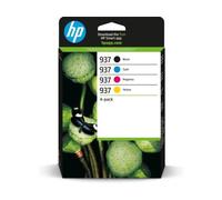 HP 937 Pack de 4 Cartouches d’encre authentiques CMJN