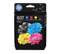 HP 937 Pack de 4 Cartouches d’encre authentiques CMJN