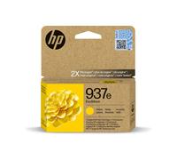 HP 937e Cartouche d'Encre Jaune Originale High Yield (XL), 1650 pages, 4S6W8NE, Compatibilité Imprimantes HP, Malaisie/Singapour.