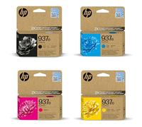 HP 937e (XL) Lot de 4 Cartouches d'encre compatibles avec OfficeJet Pro 9122e 9135e 9125e 9132e 9730e 9120e 9720e 9120b 9117b 9110b 9130b