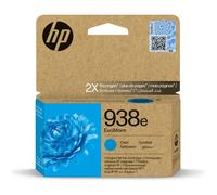 HP Cartouche d'encre 938e EvoMore Cyan originale 4S6X9PE – Officejet Pro 9720/9730/9120/9110