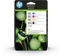 HP 950 Pack de 4 cartouches d'encre noire/ 951 Pack de 4 cartouches d'encre cyan/magenta/jaune authentiques