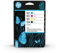 HP 950/951 (6ZC65AE) Pack de 4 cartouches Noir, Cyan, Jaune Et Magenta authentiques