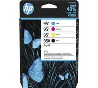 HP 950 Pack de 4 cartouches d'encre noire/ 951 Pack de 4 cartouches d'encre cyan/magenta/jaune authentiques