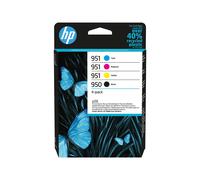 HP 950/951 - pack de 4 - noir, jaune, cyan, magenta - originale - cartouche d'encre - 6ZC65AE#301