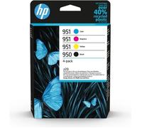 HP 950 Pack de 4 cartouches d'encre noire/ 951 Pack de 4 cartouches d'encre cyan/magenta/jaune authentiques