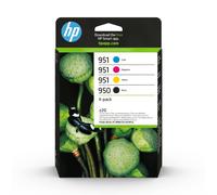 HP 950/951 Pack of 4 Original Black, Cyan, Magenta and Yellow Ink Cartridges (6Z
