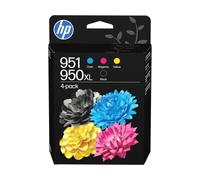 HP Cartouches d'encre 950XL/951 C3WK1AE – Pack de 4 Noir/Cyan/Magenta/Jaune originales