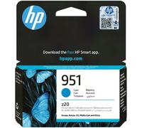 HP 951 - 9 ml - cyan - original - Officejet - cartouche d'encre - pour Officejet Pro 251dw, 276dw, 8100 ePrinter, 8600 Premier, 8610, 8620, 8640
