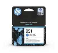 HP 951 Cartouche d'Encre Cyan Authentique (CN050AE) pour OfficeJet Pro 251dw, 81