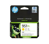 HP 951XL - 17 ml - à rendement élevé - jaune - original - cartouche d'encre - pour Officejet Pro 251dw, 276dw, 8100, 8600, 8600 N911a, 8610, 8615, 8620, 8625, 8630