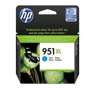 HP 951XL Cartouche d'encre cyan grande capacité authentique (CN046AE) pour HP OfficeJet Pro 251dw/276dw/8100/8600