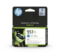 HP 951XL - 24 ml - à rendement élevé - cyan - original - cartouche d'encre - pour Officejet Pro 251dw, 276dw, 8100, 8600, 8610, 8620, 8630 G
