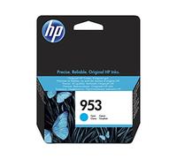 HP 953 Cyan Original Ink Cartridge - Cartouche d'encre pour imprimantes (Cyan, Standard, 40 - 60 °c, officejet Pro 8210 Officejet Pro 8218 Officejet Pro 8710 AIO Officejet Pro 8715 AIO, 5 - 35 °C)