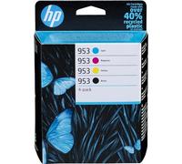 HP 953 Noir, Cyan, Jaune et Magenta, 4 Cartouches Encre Originales