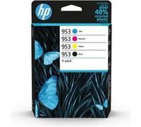HP 953 Pack de 4 cartouches d'encre Noir/Cyan/Magenta/Jaune authentiques