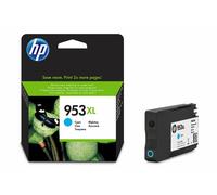 HP 953XL cartouche d'encre Cyan a rendement élevé 0.5 ml pour Officejet Pro 8218, 8710, 8715, 8720, 8725, 8730, 8740, 8745 d'ori - 1450 Pages