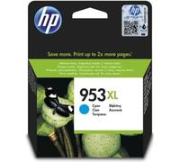 HP 953XL Cartouche d'encre cyan grande capacité authentique (F6U16AE) pour HP OfficeJet Pro 8710/8715/8720