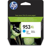 HP 953XL Cyan Cartouche d'impression originale à longue durée de vie (F6U16AE) -Pack individuel