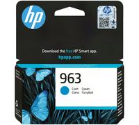HP 963 - 9.5 ml - cyan - original - Officejet - cartouche d'encre - pour Officejet 9012; Officejet Pro 90XX