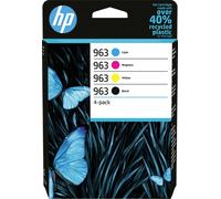 HP 963 Pack de 4 cartouches d'encre Noir/Cyan/Magenta/Jaune authentiques