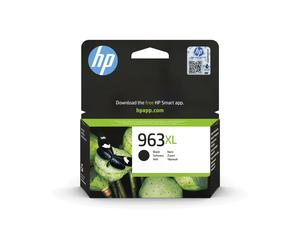 HP 963XL Cartouche d'encre noire pigmentée 3JA30AE, rendement 2000 pages, volume 47.86 ml, compatible imprimantes HP, usage Professionnel.