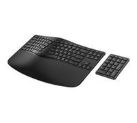 HP 965 - Ensemble clavier et pavé numérique - taille compacte, disposition à 2 zones, pavé numérique séparé, déplacement des touches à profil bas, multi-dispositifs - sans fil - Bluetooth - QWERTZ - S