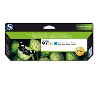 HP 971XL Cartouche d'Encre Cyan grande capacité Authentique (CN626AE) pour HP OfficeJet X451dw / X476dw / X551dw / X576dw