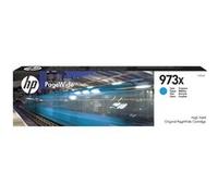 HP 973X - À rendement élevé - cyan - original - PageWide - cartouche d'encre - pour PageWide Managed P55250; PageWide Pro 452, 477, 552, 577, MFP 477 Cyan G