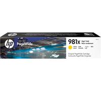 HP 981X - Hohe Ergiebigkeit - Gelb - Original - PageWide - Tintenpatrone - f?r PageWide Enterprise Color 556dn, 556xh (L0R11A)