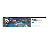 HP 981X cartouche PageWide Cyan grande capacité authentique