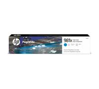 HP 981A cartouche PageWide authentique, Noir (J3M71A) High Yield cyan