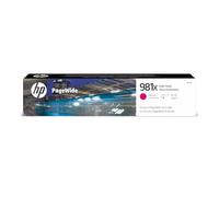 HP Cartouche PageWide L0R10A 981X – Originale Haut Rendement – Magenta – Pack individuel