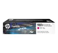 HP 981y Cartridge Cyan Magenta Yellow L0r13a L0r14a L0r15a PageWide 556 2022 VAT