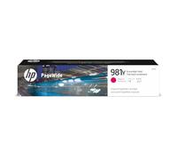 HP Cartouche 981y Cyan, Magenta, Jaune – L0R13A/L0R14A/L0R15A – PageWide 556 – 2022 VAT