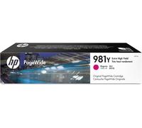 HP Cartouche 981y Cyan, Magenta, Jaune – L0R13A/L0R14A/L0R15A – PageWide 556 – 2022 VAT