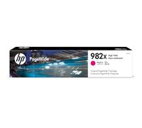 HP Cartouche PageWide 982X Magenta Grande Capacité (114.5ml, 16000 pages) Pigmentée T0B28A - Compatibilité HP PageWide - Dimensions 220x52.1x48mm