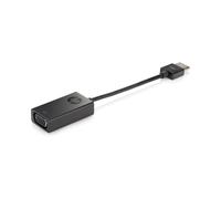 HP Adaptateur HDMI Mâle vers VGA Femelle - 0.045m - Noir - Compatible HP Folio, Envy, SpectreXT, ProBook, séries 400 et 600.