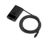 HP Adaptateur Secteur USB-C 65W 5-20V / 1.6A, Câble USB-C Inclus, 90-264V, 47-63Hz, Noir, 97x53.5x21mm, Compatible Ordinateur Portable