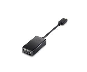 HP Adaptateur USB-C vers VGA (N9K76AA#AC3) - Connecteurs USB Type-C Mâle / VGA Femelle, 0.076m, Noir, 23.9g - Dimensions: 13x25.5x150mm
