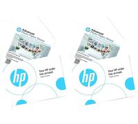 HP Advanced Papier photo à finition glacée, 65 lb, 5 x 5 pouces (127 x 127 mm), 20 feuilles (49V50A) (Lot de 2)