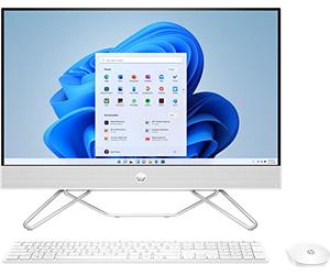 HP All-in-One 24-cb1002ss Ordinateur Tout-en-Un 23,8" Full HD (Intel Core i5-1235U, 16 Go RAM, 512 Go SSD, Intel Iris XE Graphics, Windows 11) Blanc Clavier QWERTY Espagnol