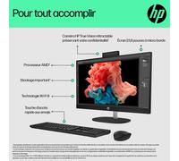 PC Tout-en-un HP 24-cr0081nf - Windows 11 - 23,8"" FHD IPS - Ryzen 7 7730U - RAM 16Go - Stockage 512Go + Clavier et souris sans fil
