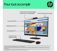HP All-in-One 27-cr0061nf PC, AMD Ryzen? 5, 16 Go, LPDDR5-SDRAM, 512 Go, SSD, Windows 11 Home BN5X5EA