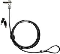 HP Câble de sécurité Nano Lock 1AJ39AA, Noir, 1,83 m, 2 clés, Compatible Chromebook et EliteBook