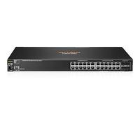 HP Aruba 2530-24G Commutateur 24 Ports Gérable 2 Couches Prise en charge Modulaire Fibre Optique Paire Torsadée 1U Haut Montable en rack Montage en saillie Montage mural