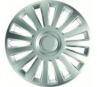 HP-AUTO ACCESSOIRES ENSEMBLE D'ENJOLIVEUR DE ROUE LUXE 14 POUCES ARGENT LUXE